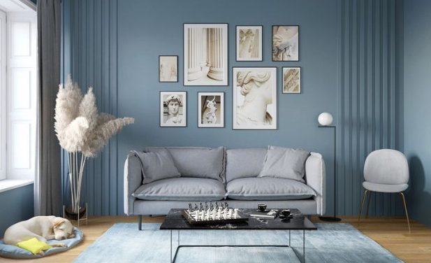 Perpaduan Warna Biru Agar Ruangan Semakin Sejuk Dan Nyaman