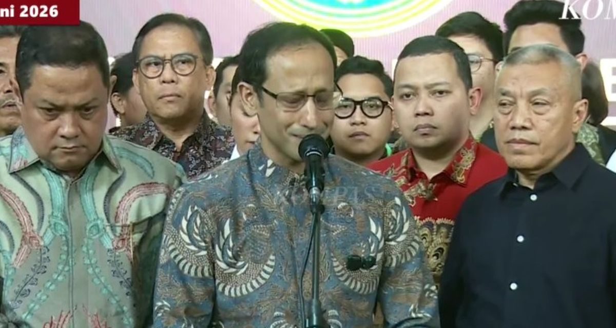 Nadiem Makarim Menahan Tangis Usai Divonis 10 Tahun Penjara!