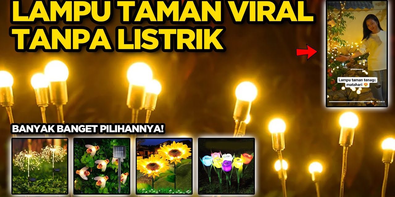 Peran Penting Lampu Taman Untuk Estetika Dan Keamanan