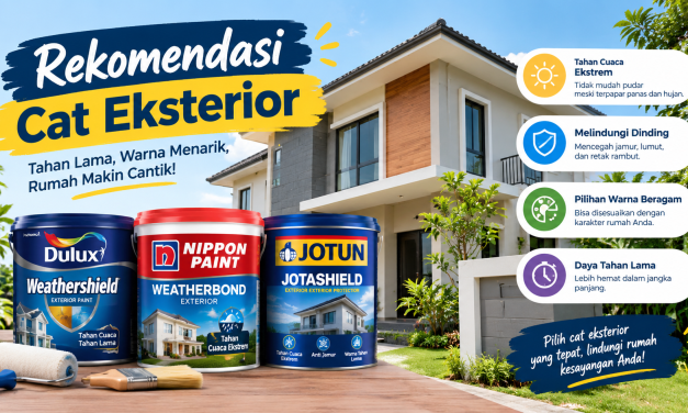 Anti Kupas! Cat Eksterior Tahan Cuaca Ekstrem