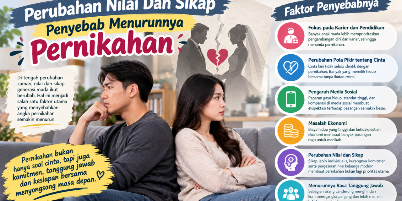 Fenomena Pernikahan Menurun: Ketika Karier Menjadi Prioritas